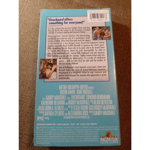 Overboard on VHS - Factory Sealed (0579) - Picture 2 of 2